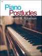 Piano Postludes piano sheet music cover